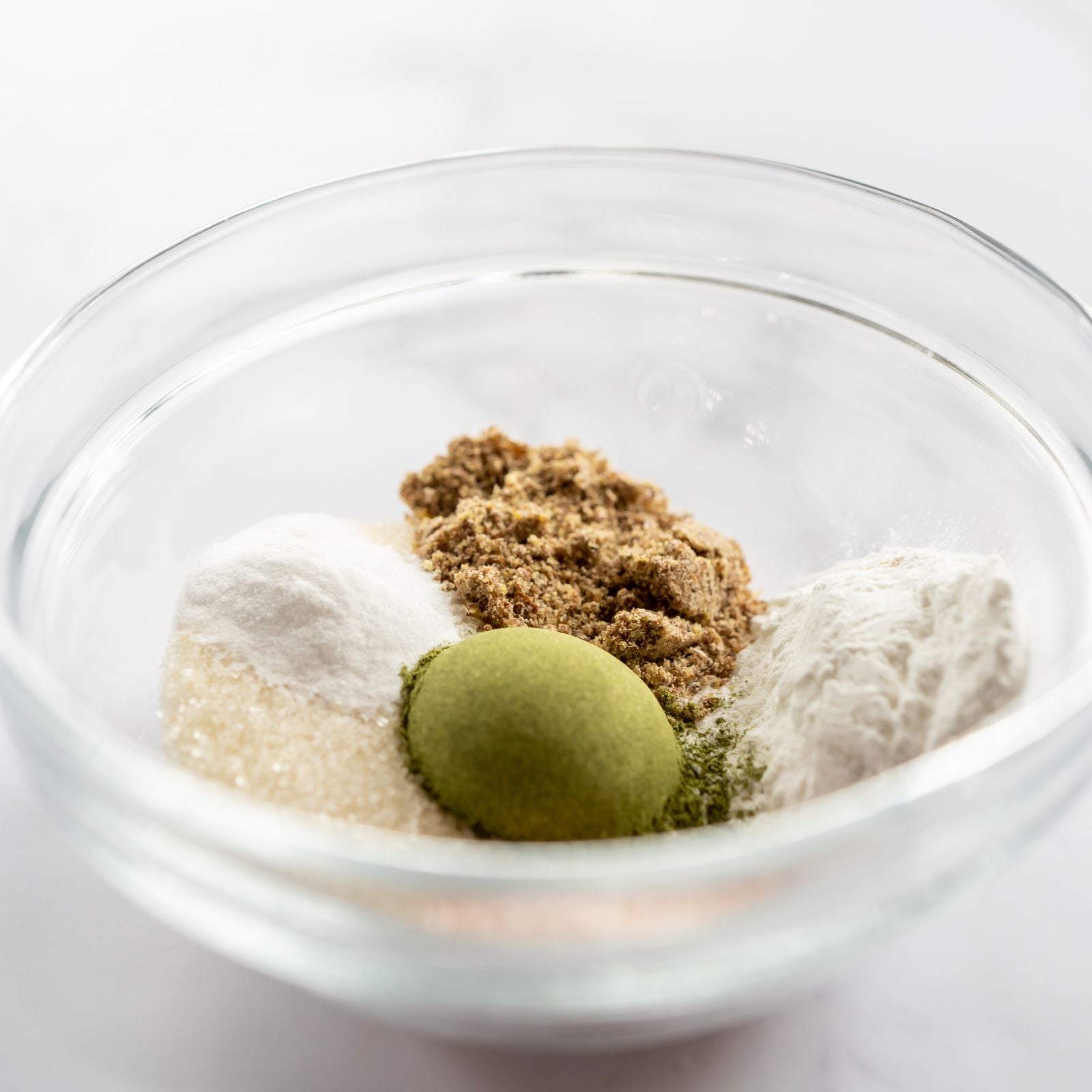 superfood Moringa pancake ingredients in a bowl