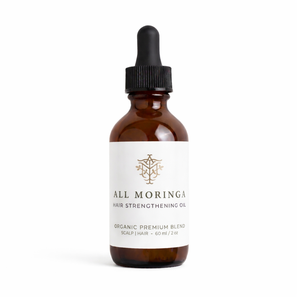 Organic Moringa & Rosemary Hair Growth Oil. Nourish, Hydrate, Strengthen & Grow!
