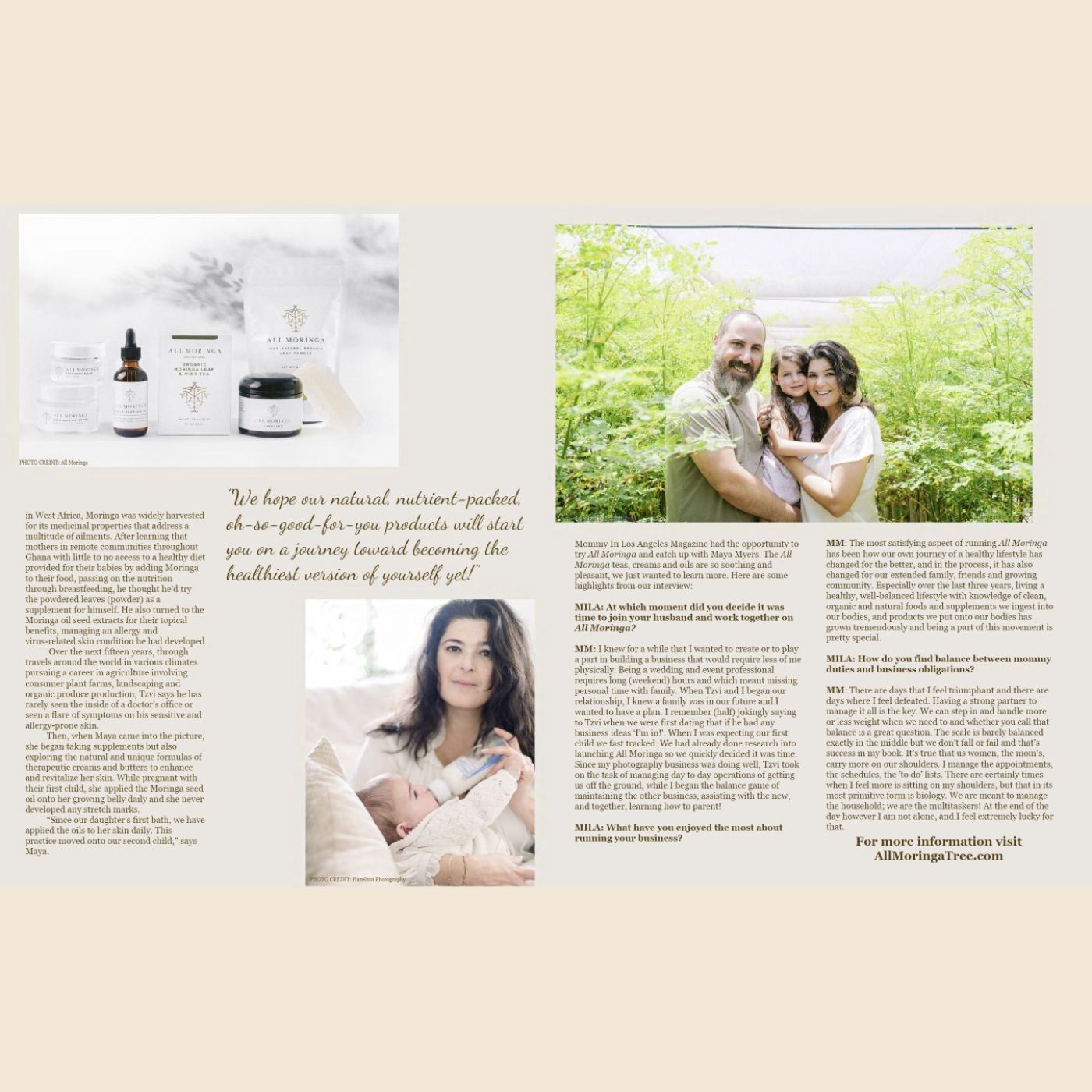 about all moringa mommy la magazine