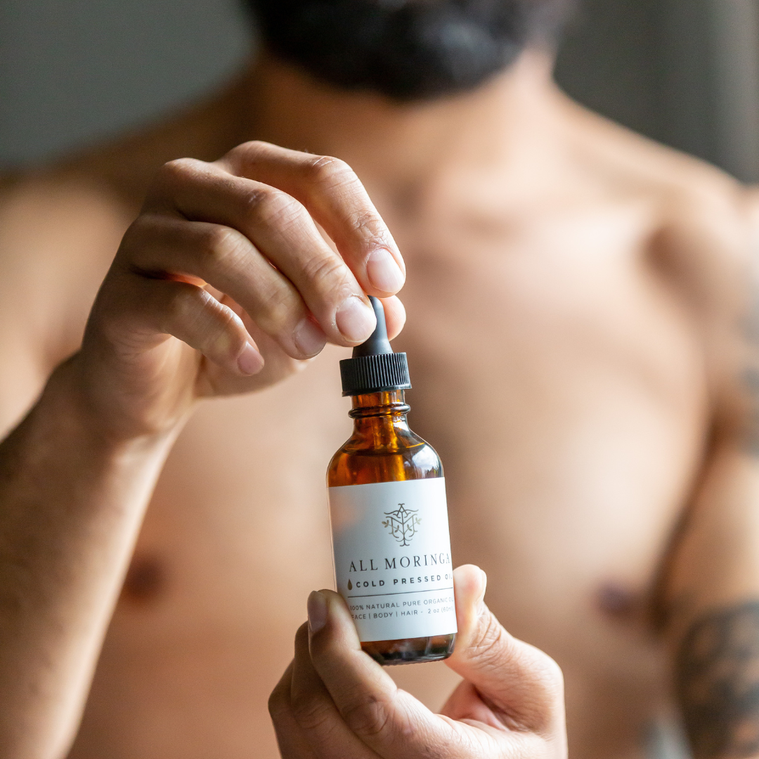 organic moringa seed oil for men