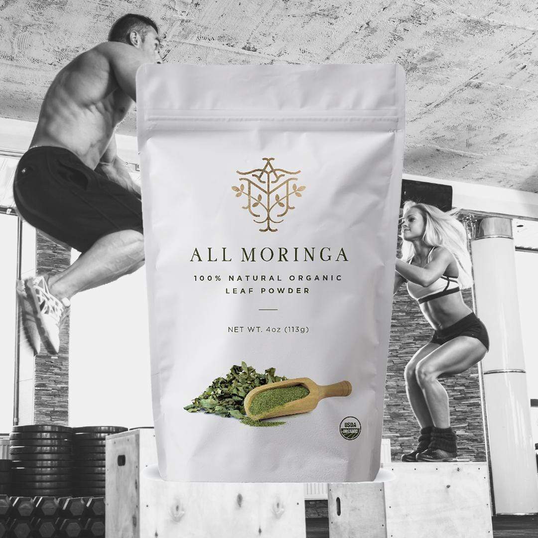 Organic Raw Moringa Oleifera Leaf Powder for athletes
