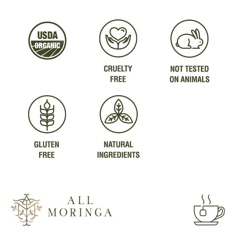 Best herbal moringa tea features