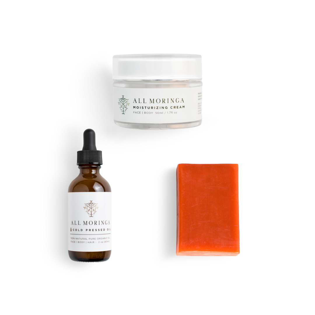 Moringa for Skincare Product Kit, gift set