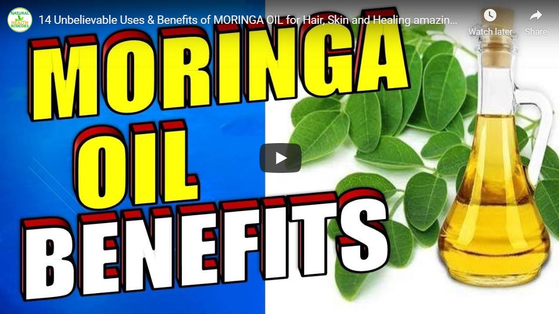 14 Unbelievable Uses & Benefits of MORINGA OIL By Natural Health Remedies | Video