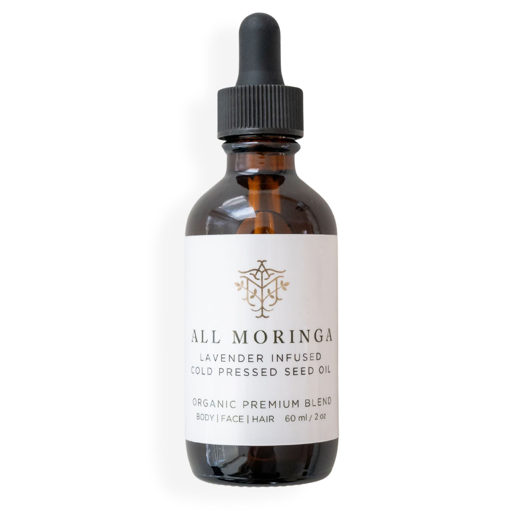 moringa lavender infused cold press seed oil for skin and hair