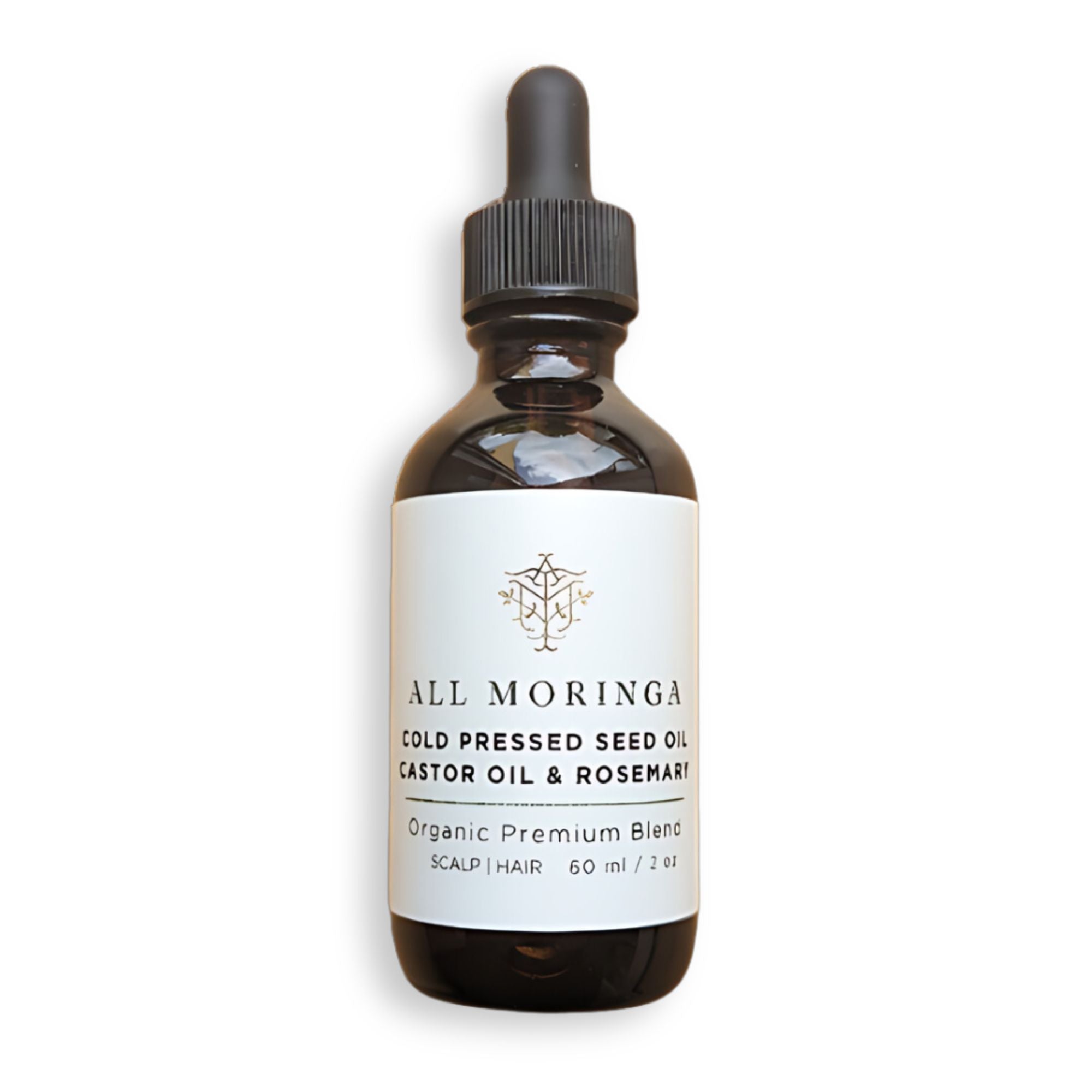 Organic Moringa & Rosemary Hair Growth Oil. Nourish, Hydrate, Strengthen & Grow!