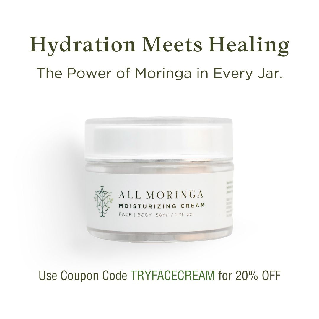 The power of Moringa in every face cream.