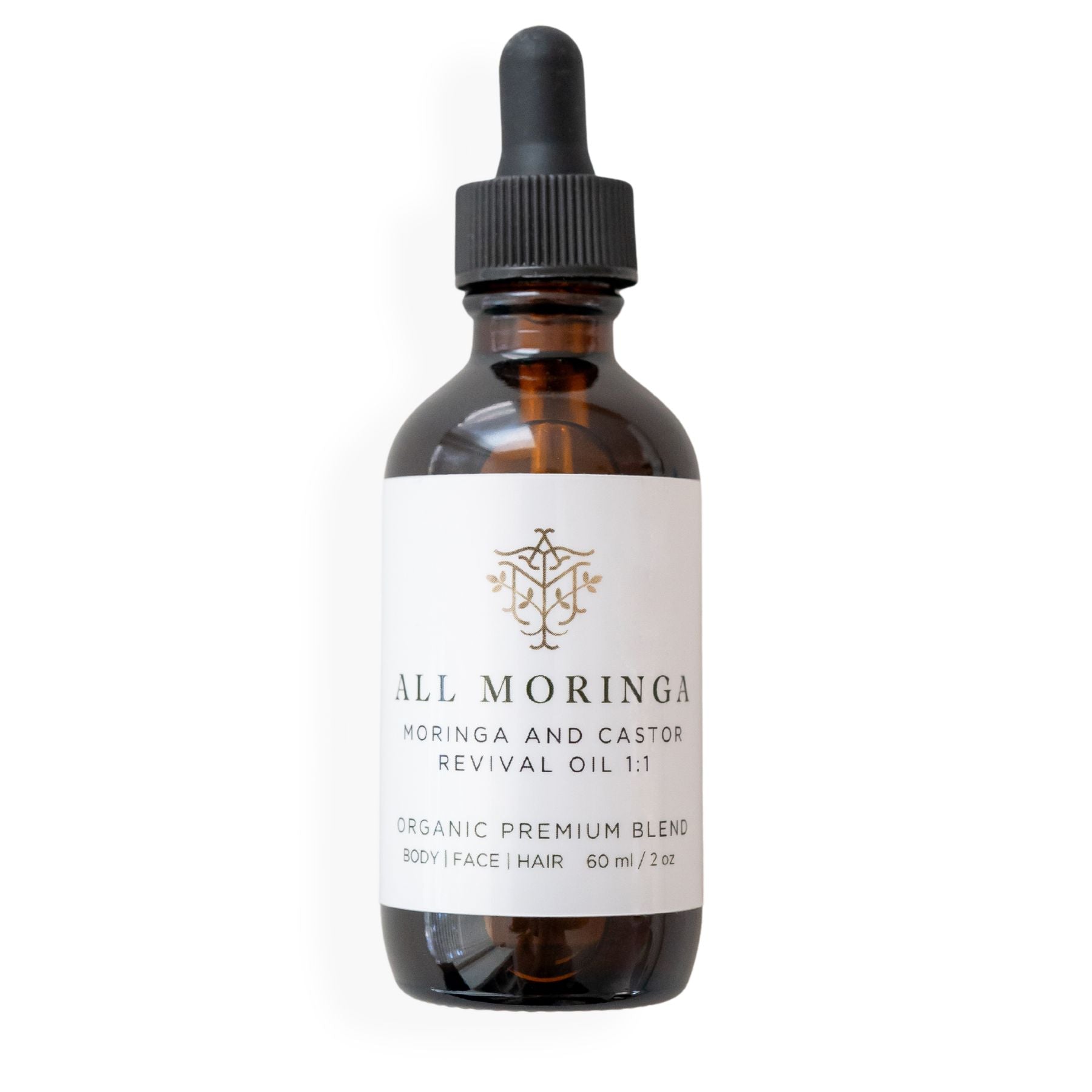 Moringa seed and castor revival oil infused with natural vitamin E