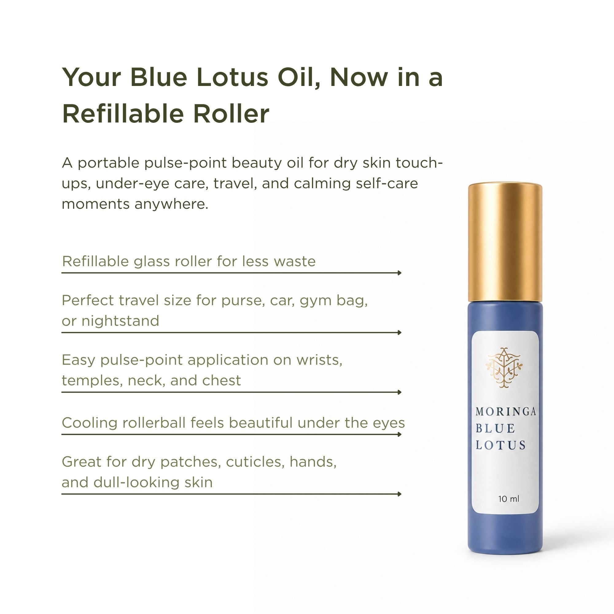 Moringa Seed Oil with Blue Lotus