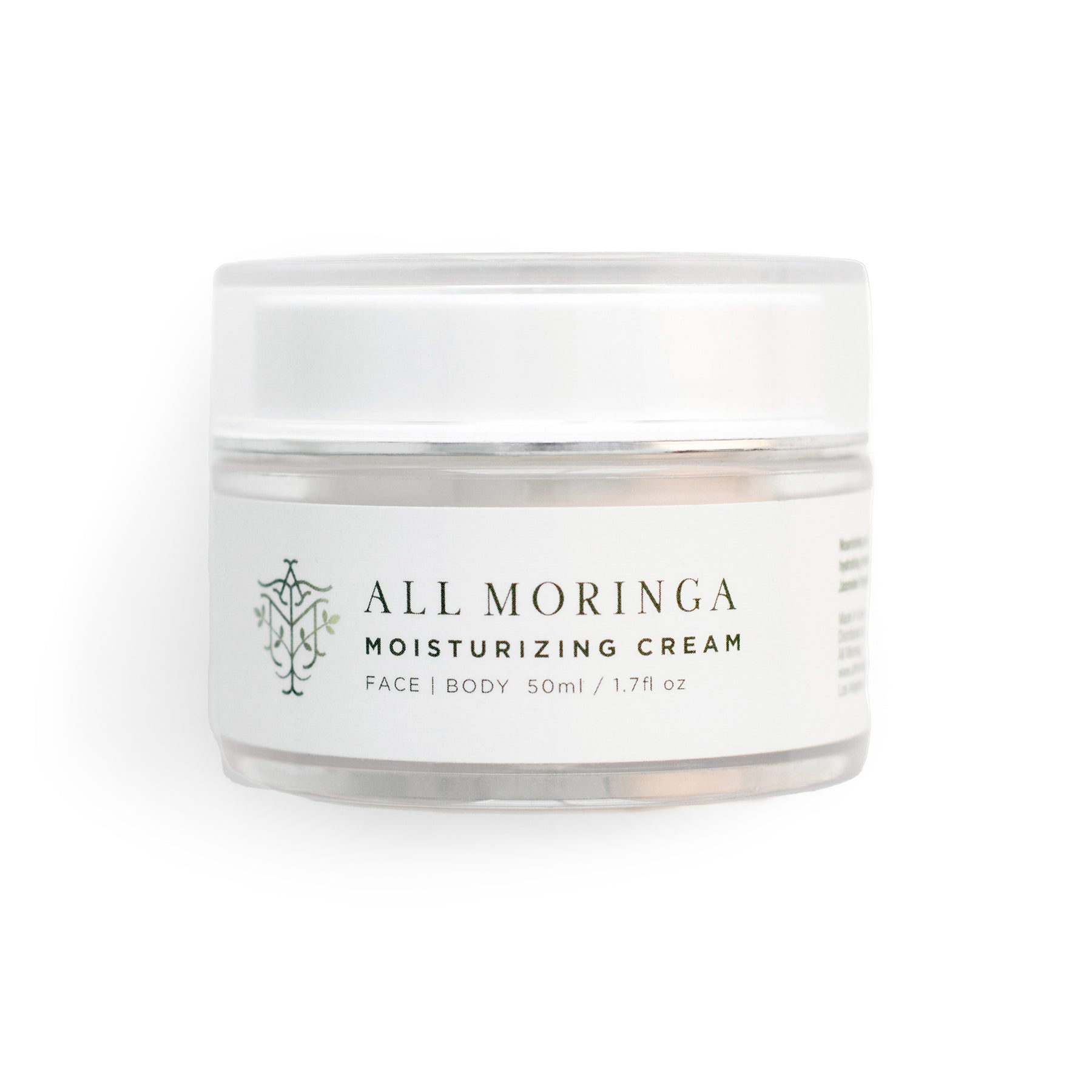 moringa face cream moisturizing and hydrating