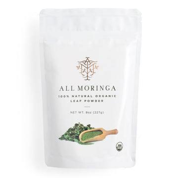 organic moringa green leaf powder superfood